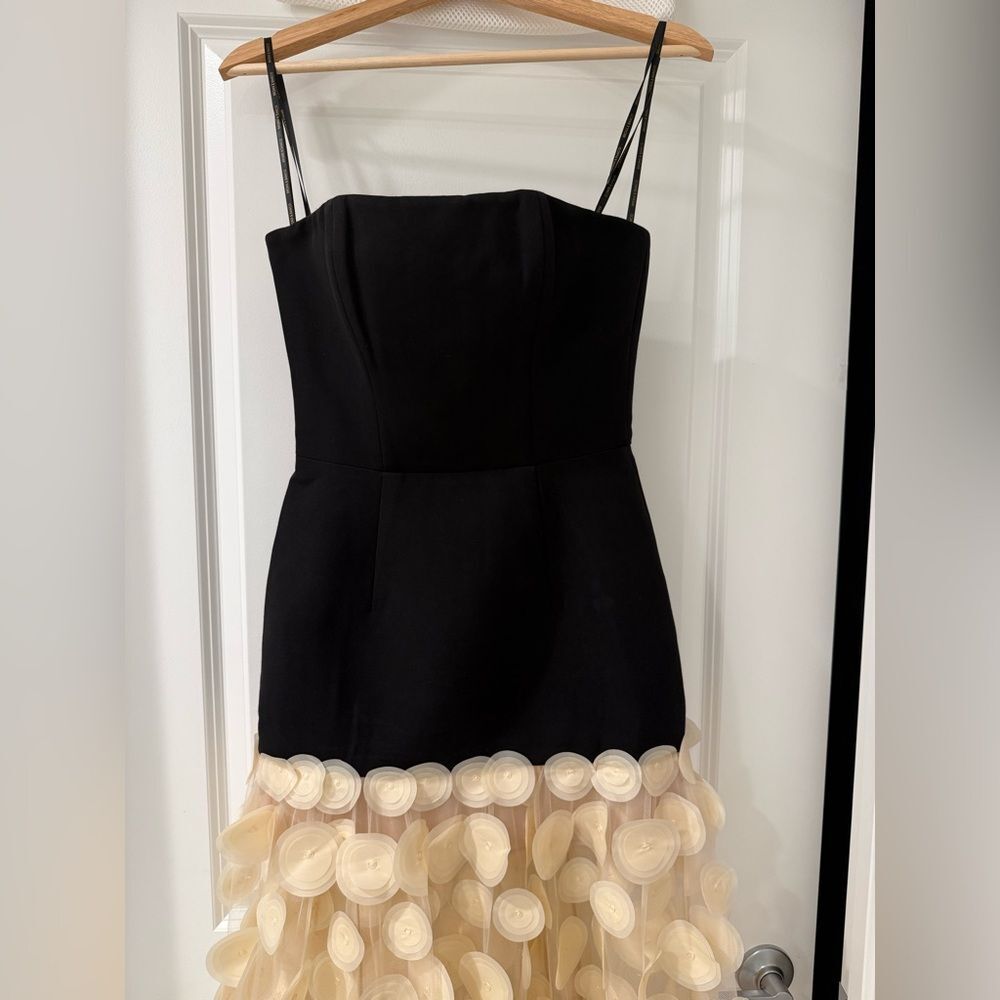 NWOT BRONX AND BANCO Harper Strapless Black and Beige Gown, wedding guest dress - Picture 11 of 15